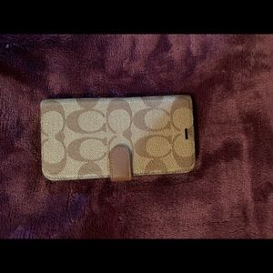 Coach phone case.